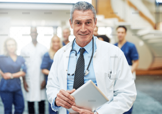 demo-attachment-1839-cheerful-mature-doctor-with-tablet-in-hospital-UW72G9C