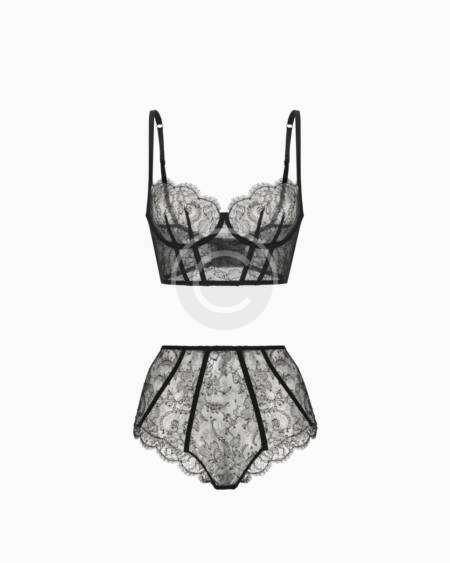 Sheer lace set